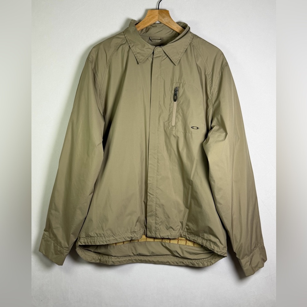 Oakley Vintage Y2K Men’s Tech Jacket – Minimalist,  Logo – Japan Golf Style Sz M